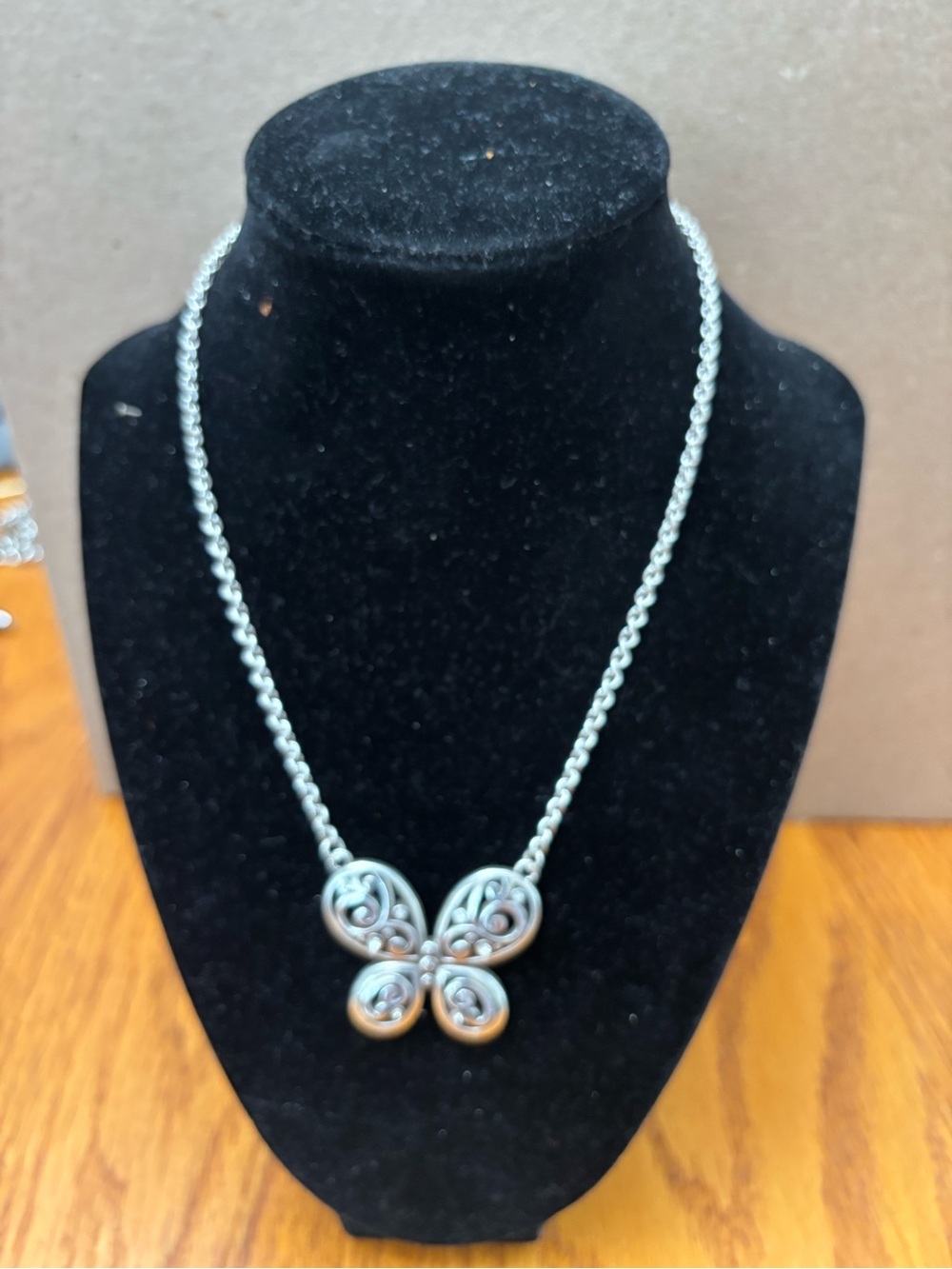 Brighton Contempo with Butterfly with crystal accents Necklace